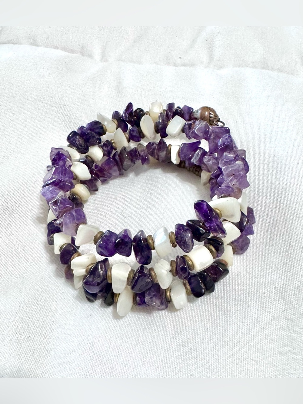 3/$10 Amethyst Wrap Bracelet